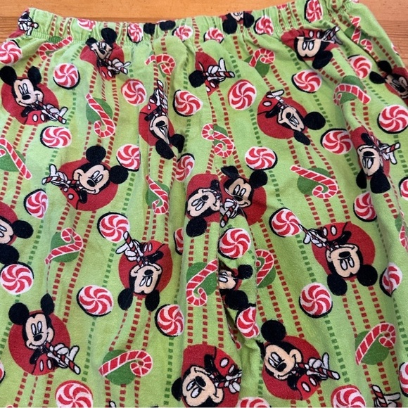 Disney Mickey Mouse Christmas Candy Canes Pajama Pants Cotton Women XS - Picture 8 of 8